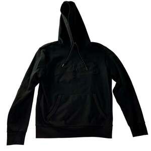Polo Ralph Lauren Performance Hoodie – Black Double-Knit Spell Out Logo – Men’s